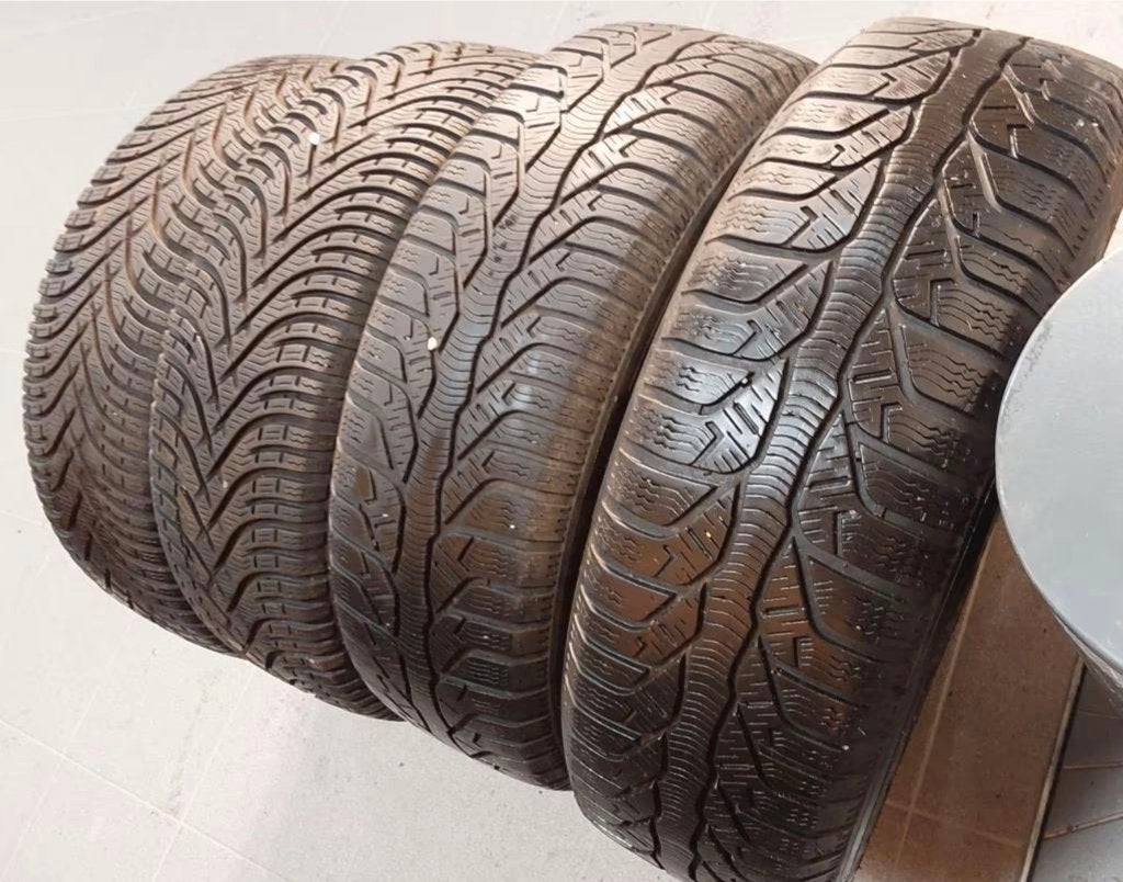4 très belles roues hiver 185/65-15 Opel et Fiat Punto, 15 pouces, Pneus et Jantes, Pneus hiver, 185 mm