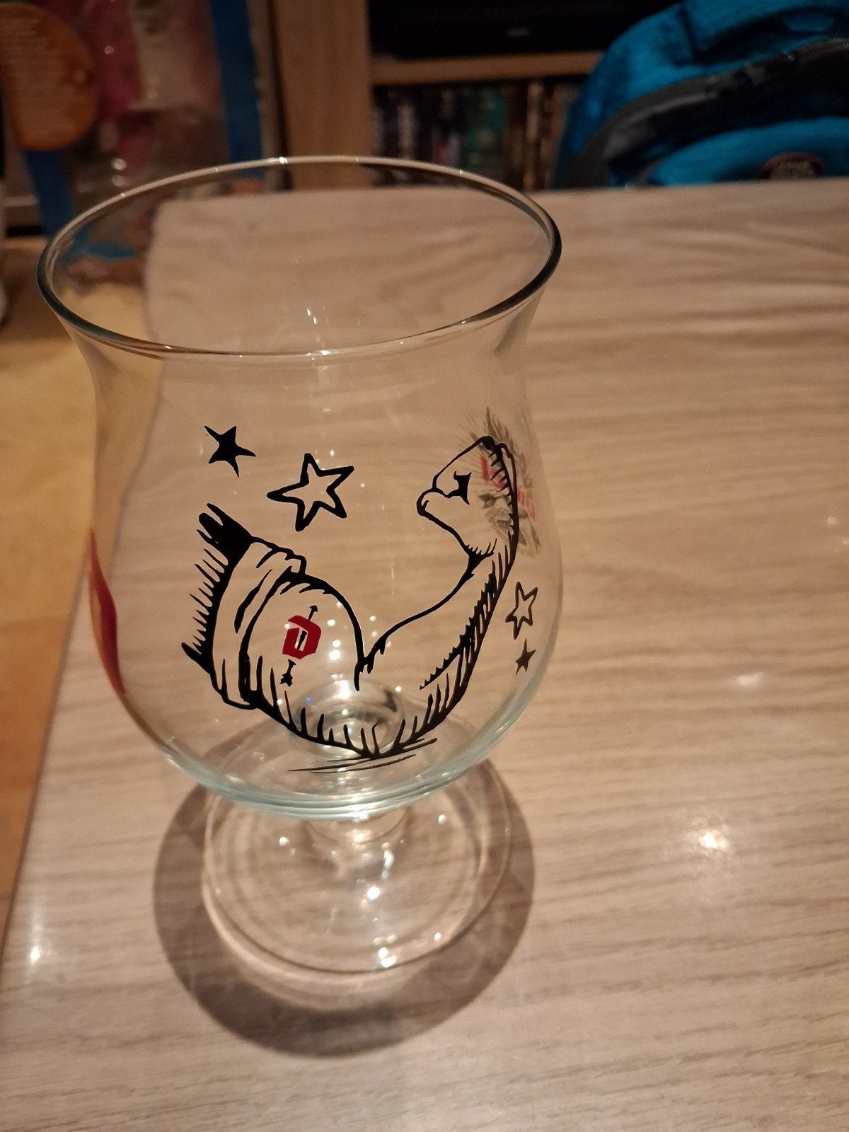 Duvel glas Sterke arm, Ophalen of Verzenden, Nieuw, Glas of Glazen, Duvel