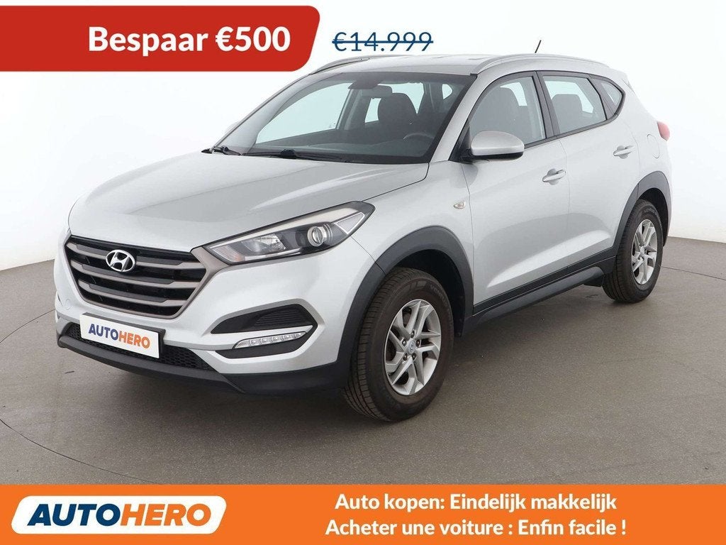 Hyundai Tucson 1.6 Classic blue 2WD (bj 2016), Voorwielaandrijving, Stof, Gebruikt, USB
