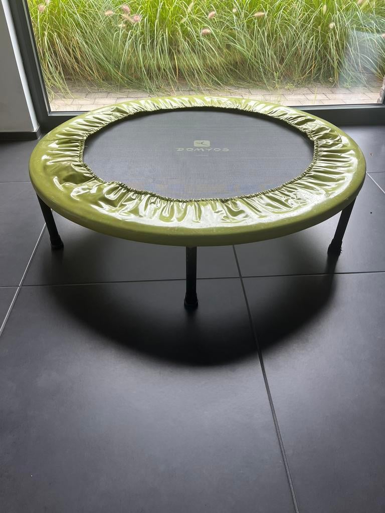 Mini indoor trampoline 1m voor fitness of kind, Ophalen, Gebruikt