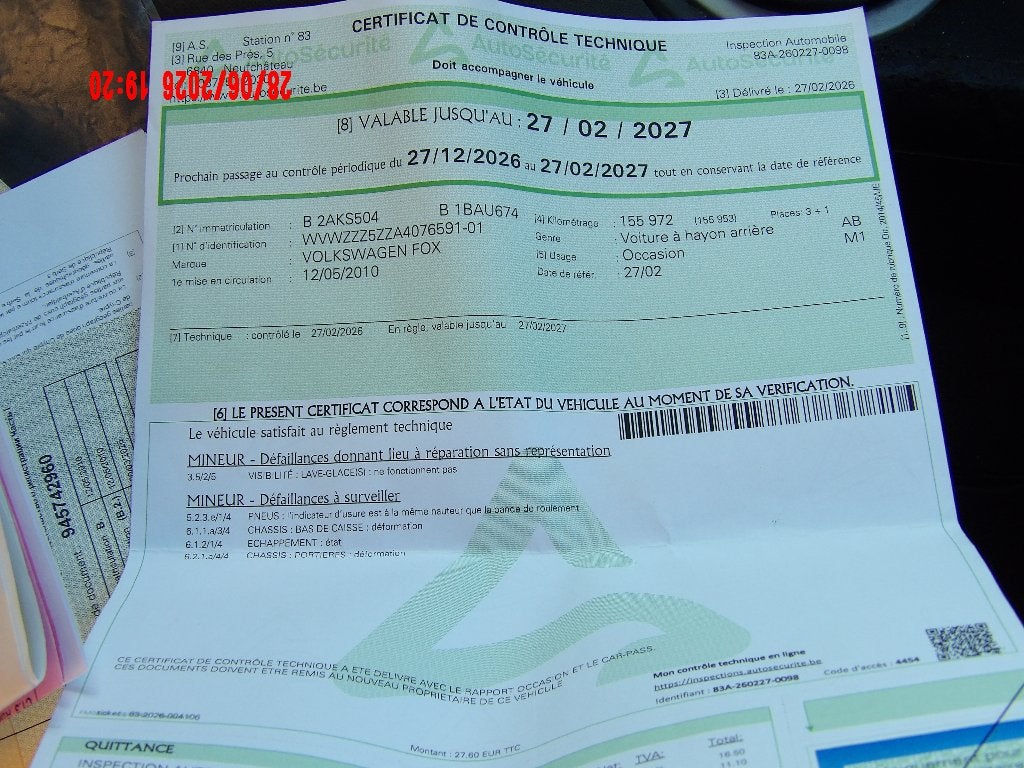 vw fox, Autos, Achat, Boîte manuelle, Bleu, Berline