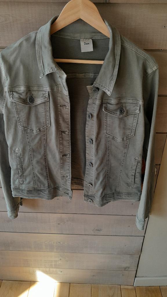Vest Denim, Kleding | Dames, Ophalen of Verzenden, Zo goed als nieuw, Maat 42/44 (L)