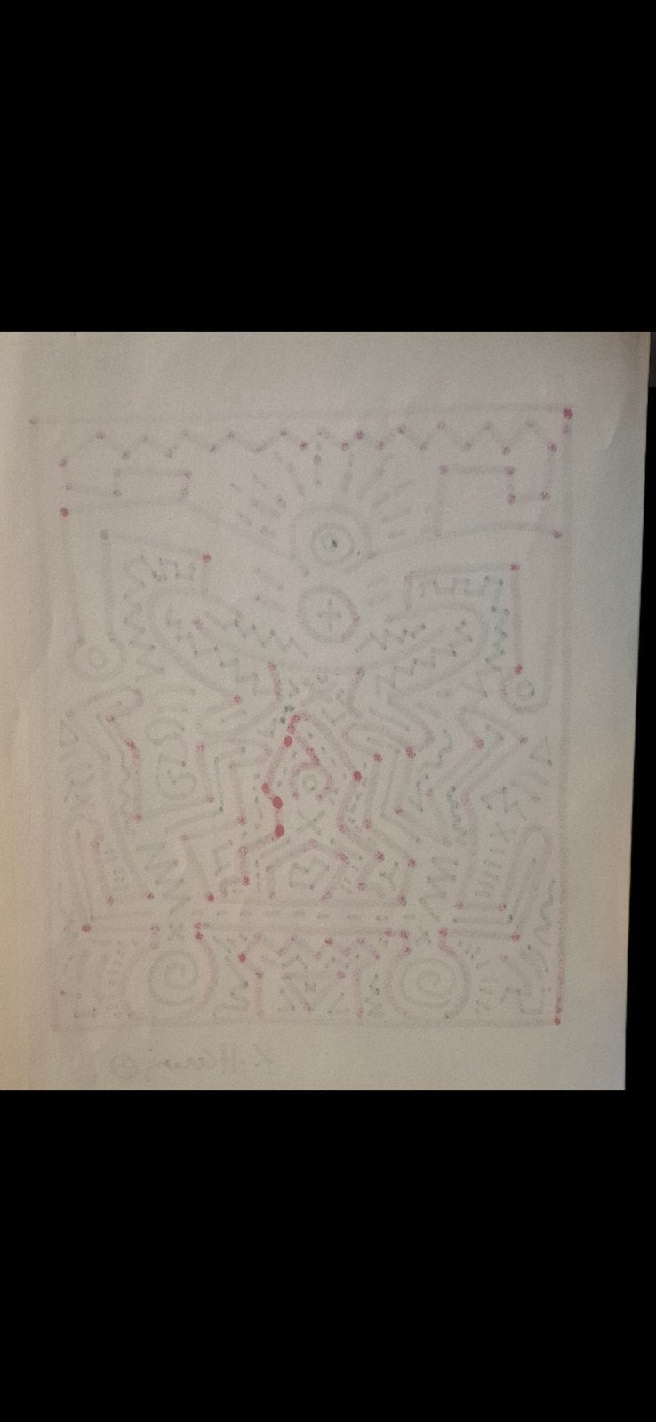 Keith Haring: tekening, Ophalen of Verzenden