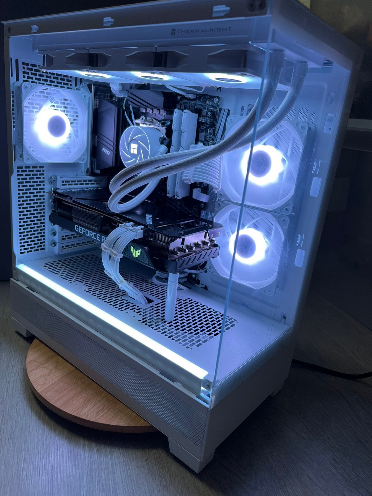White RTX 3080 gaming pc, Computers en Software, Ophalen, Zo goed als nieuw, Gaming, SSD