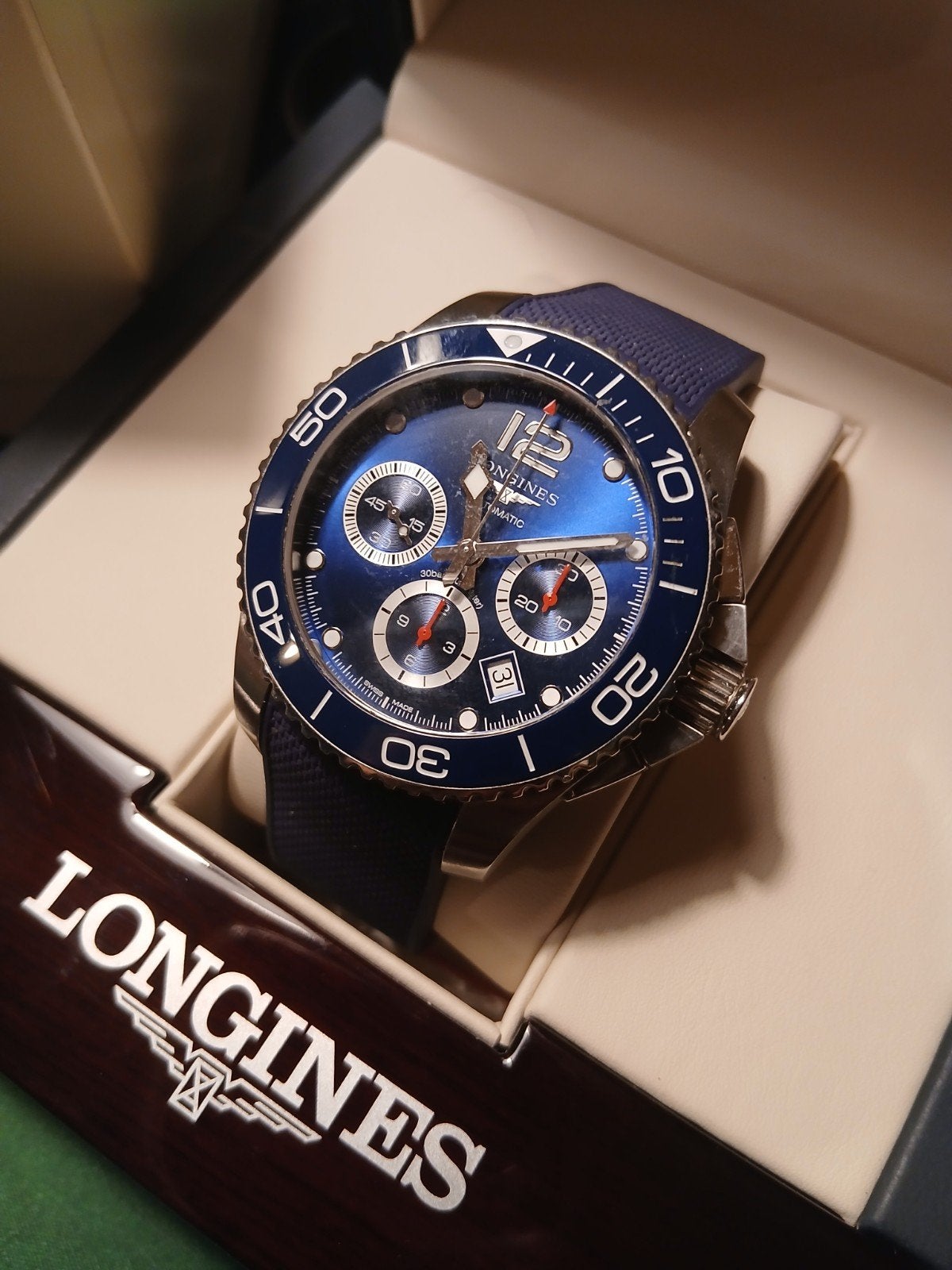 Longines chrono automatique, Enlèvement ou Envoi, Longines