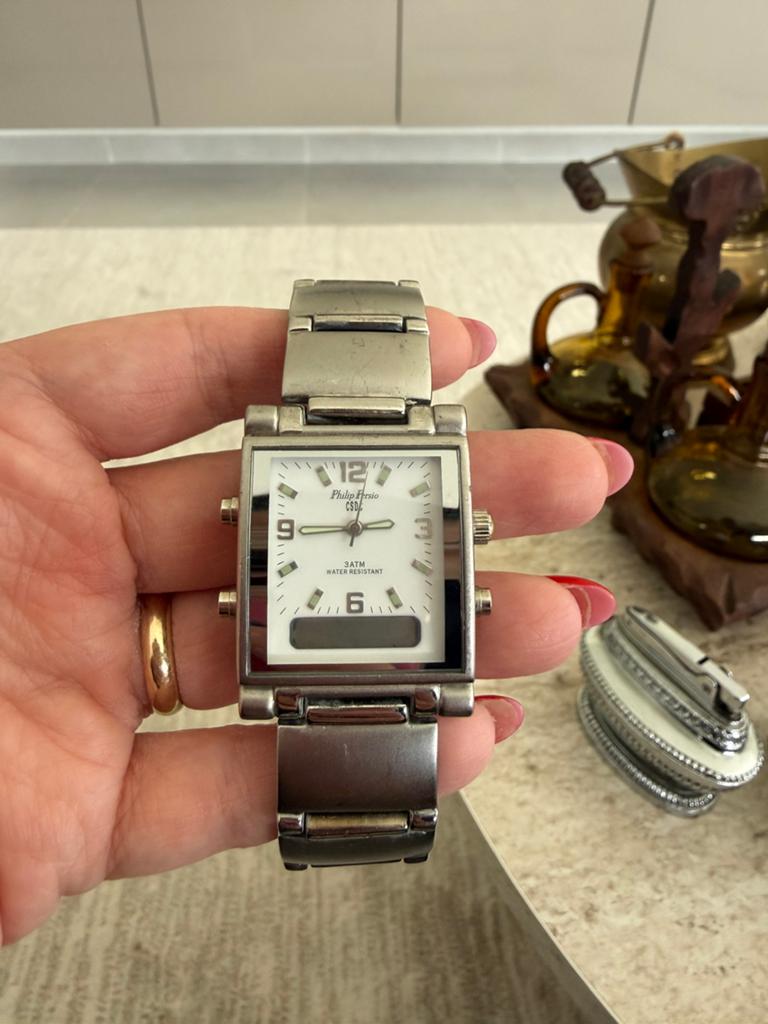 Philip Persio Herenhorloge, Handtassen en Accessoires, Horloges | Heren, Ophalen, Zo goed als nieuw