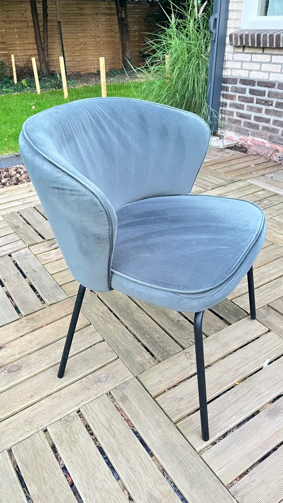 B-Pure Home Admit stoel - Hunter green, Ophalen, Overige kleuren, Zo goed als nieuw, Stof