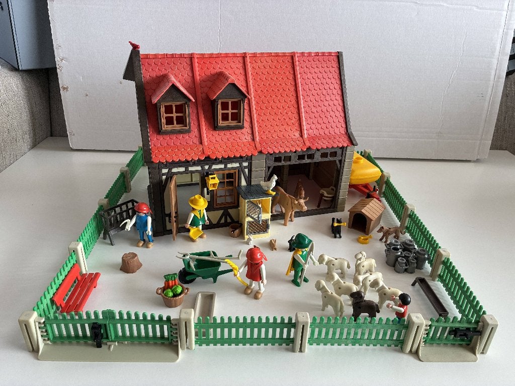 Playmobil 3556 - Ferme ancienne - Lot B4, Enlèvement ou Envoi, Bâtiment, Kit complet, Utilisé