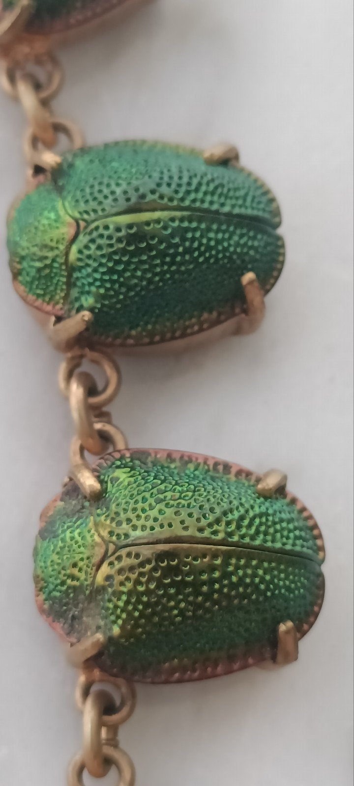 Zeer oude armband gemonteerd op echte vergulde of vergulde k, Ophalen of Verzenden, Goud