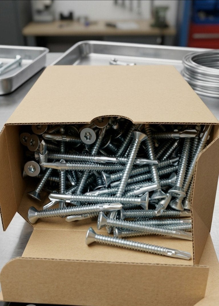Vis autoforeuses tête fraisée TORX30 M6,3 x 70 mm, 12 boites