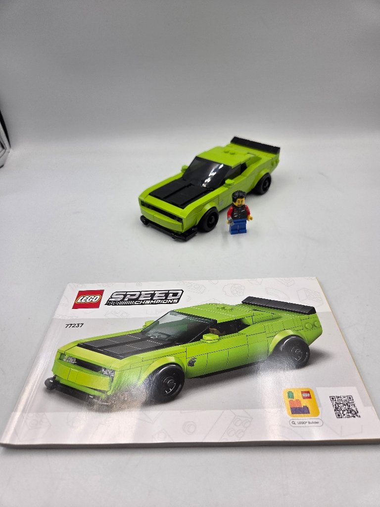 Lego Speed Champion 77237 Dodge Challenger SRT Hellcat, Lego, Zo goed als nieuw, Inclusief instructies, Complete set
