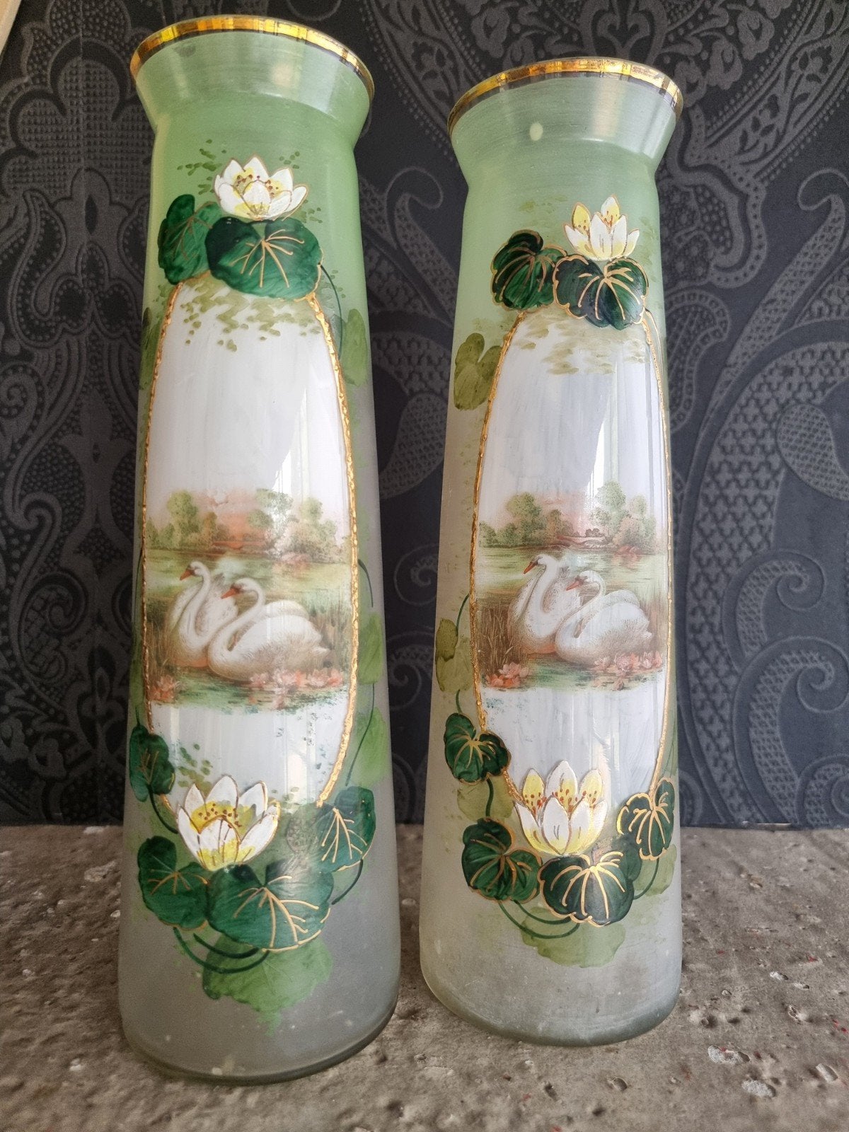 2 vases Legras Art nouveau, Enlèvement
