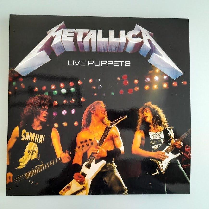 Metallica Live puppets 2LP live 1986 red splatter, Cd's en Dvd's, Verzenden, Zo goed als nieuw