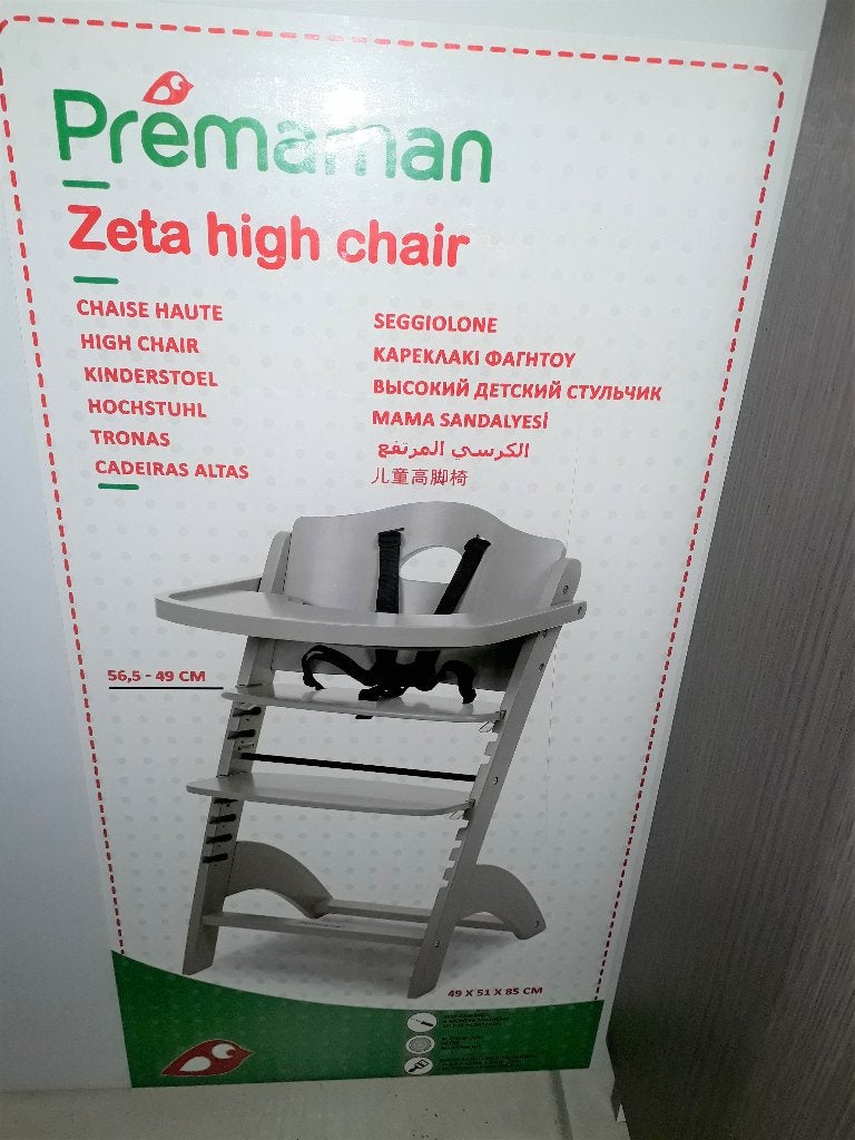 Chaise haute Prémaman Zeta NEUVE, Enlèvement, Neuf, Chaise(s)