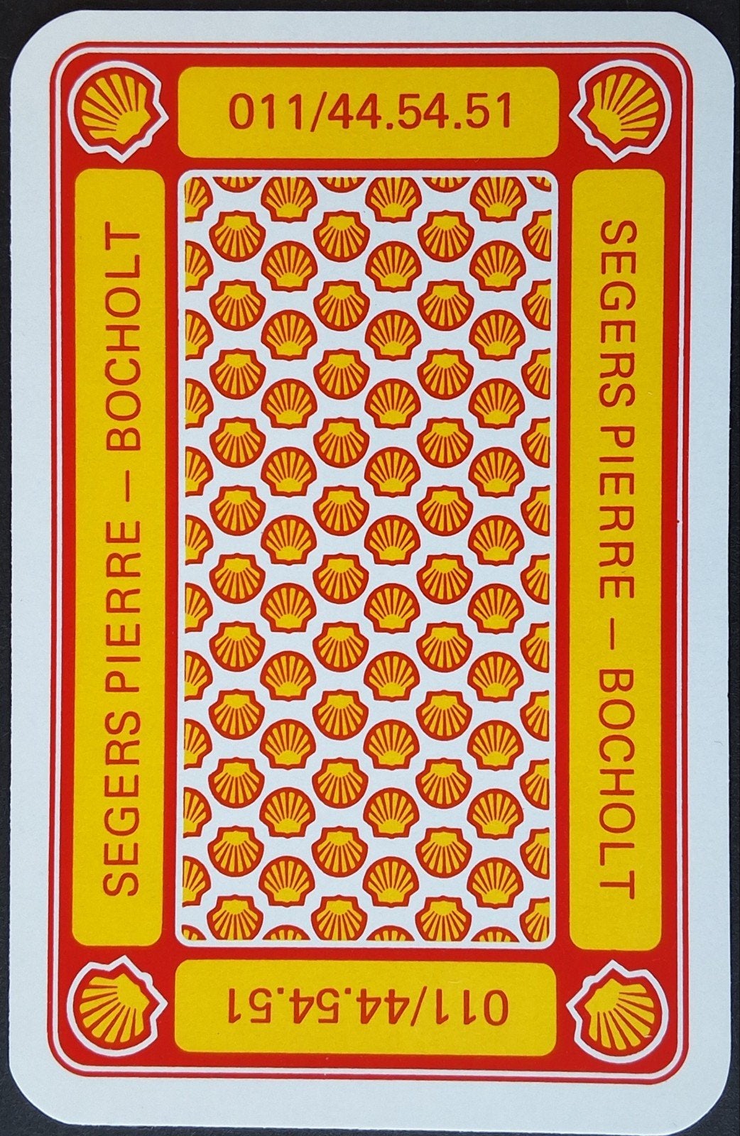 1 Speelkaart  Shell, Ophalen of Verzenden