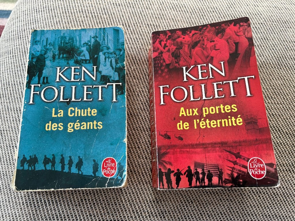 A échanger : 2 livres de Ken Follet - Siècle 1 & Siècle 2, Boeken, Ophalen, Gelezen, Ken Follett.