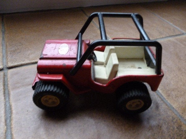 Oude metalen jeep, Ophalen of Verzenden, Gebruikt