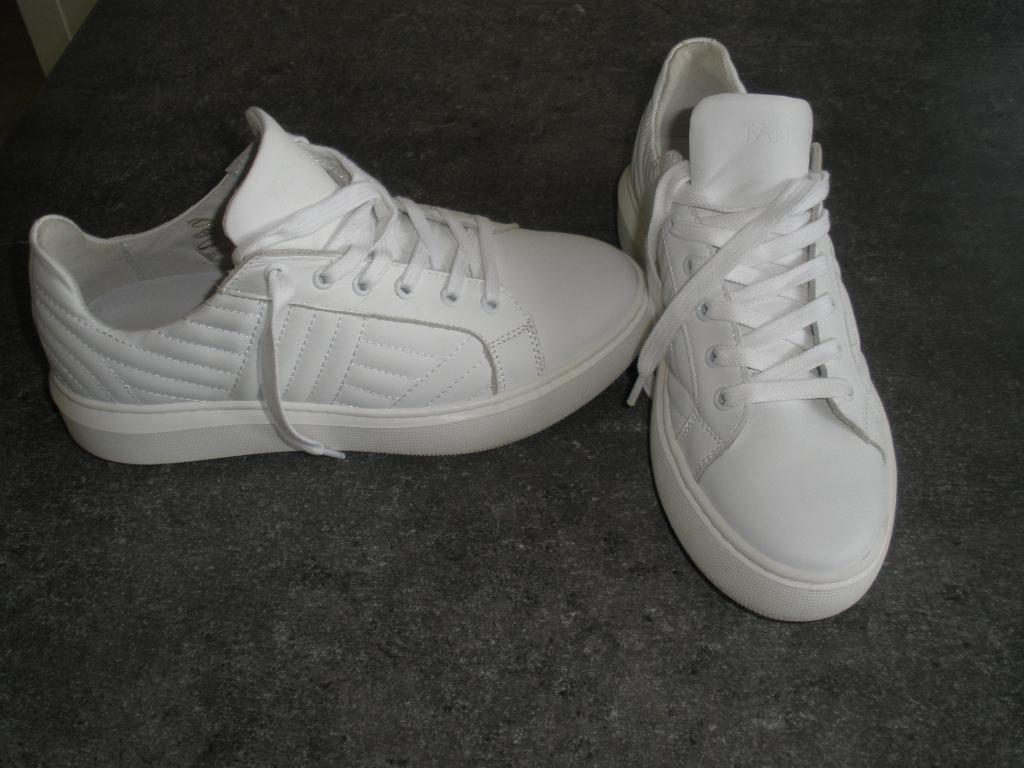 Witte leren damessneaker 38 Nieuw, Enlèvement ou Envoi, Neuf, Blanc