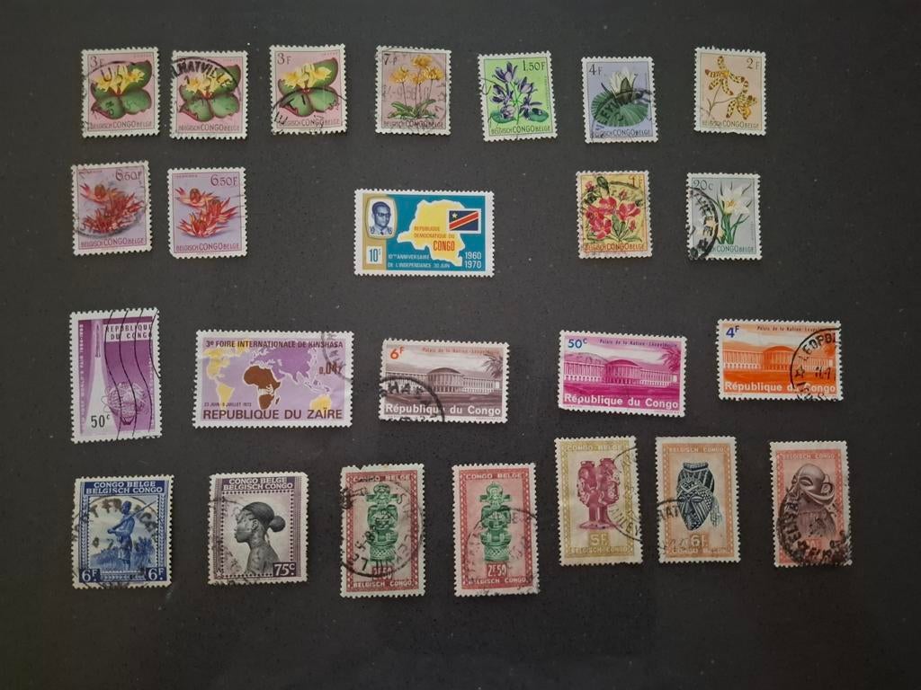 Postzegels Congo / Belgisch Congo, Postzegels en Munten, Ophalen of Verzenden