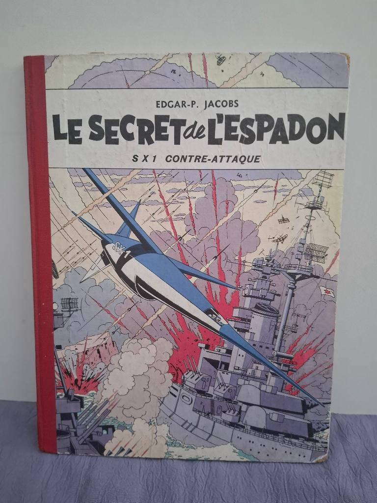 Blake et Mortimer T2 SX1 LE SECRET DE L’ESPADON Re 1957, E.P. Jacob, Une BD, Enlèvement, Utilisé