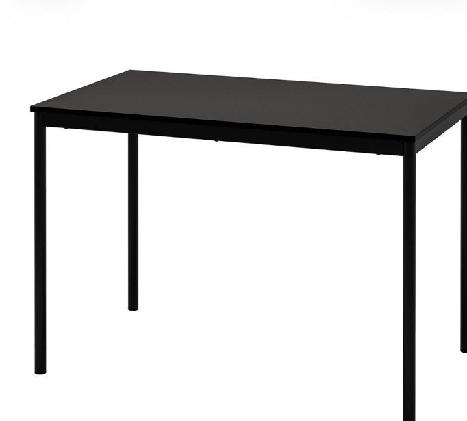SANDSBERG - Table a manger noir IKEA, Maison & Meubles, Enlèvement, Comme neuf