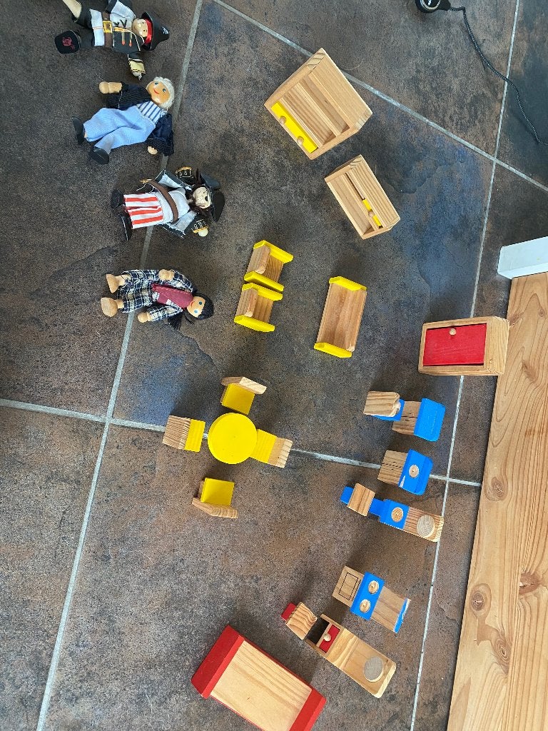 Poppenhuis meubeltjes, Kinderen en Baby's, Speelgoed | Poppenhuizen, Ophalen, Gebruikt, Poppenhuis