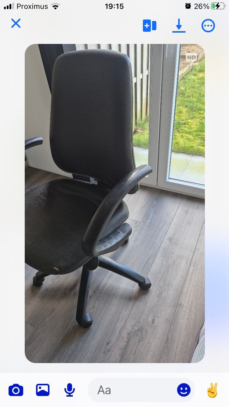 Bureaustoel kan nog een rondje mee, Ophalen of Verzenden, Zo goed als nieuw, Bureaustoel