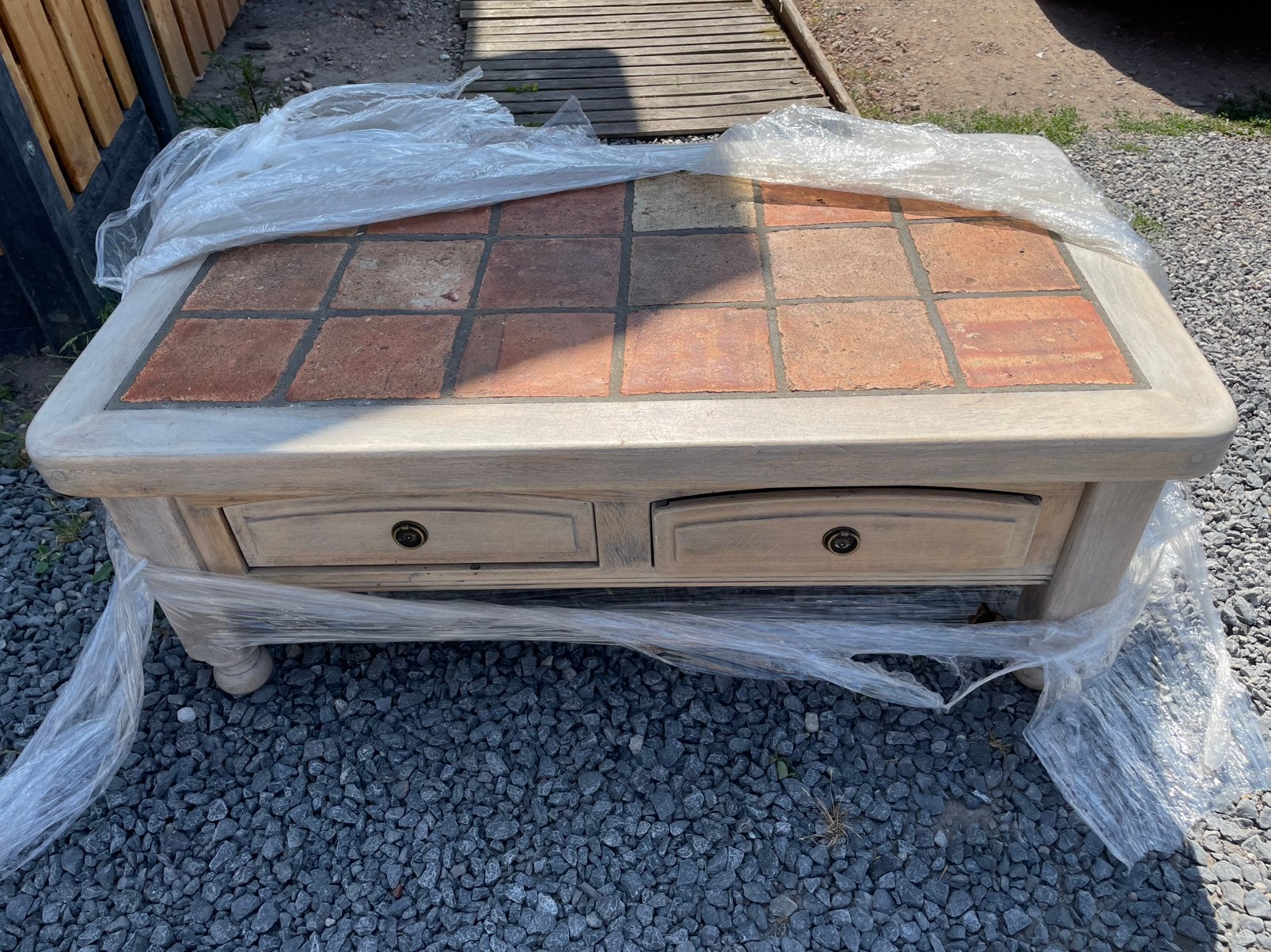 Salontafel, Ophalen, Gebruikt