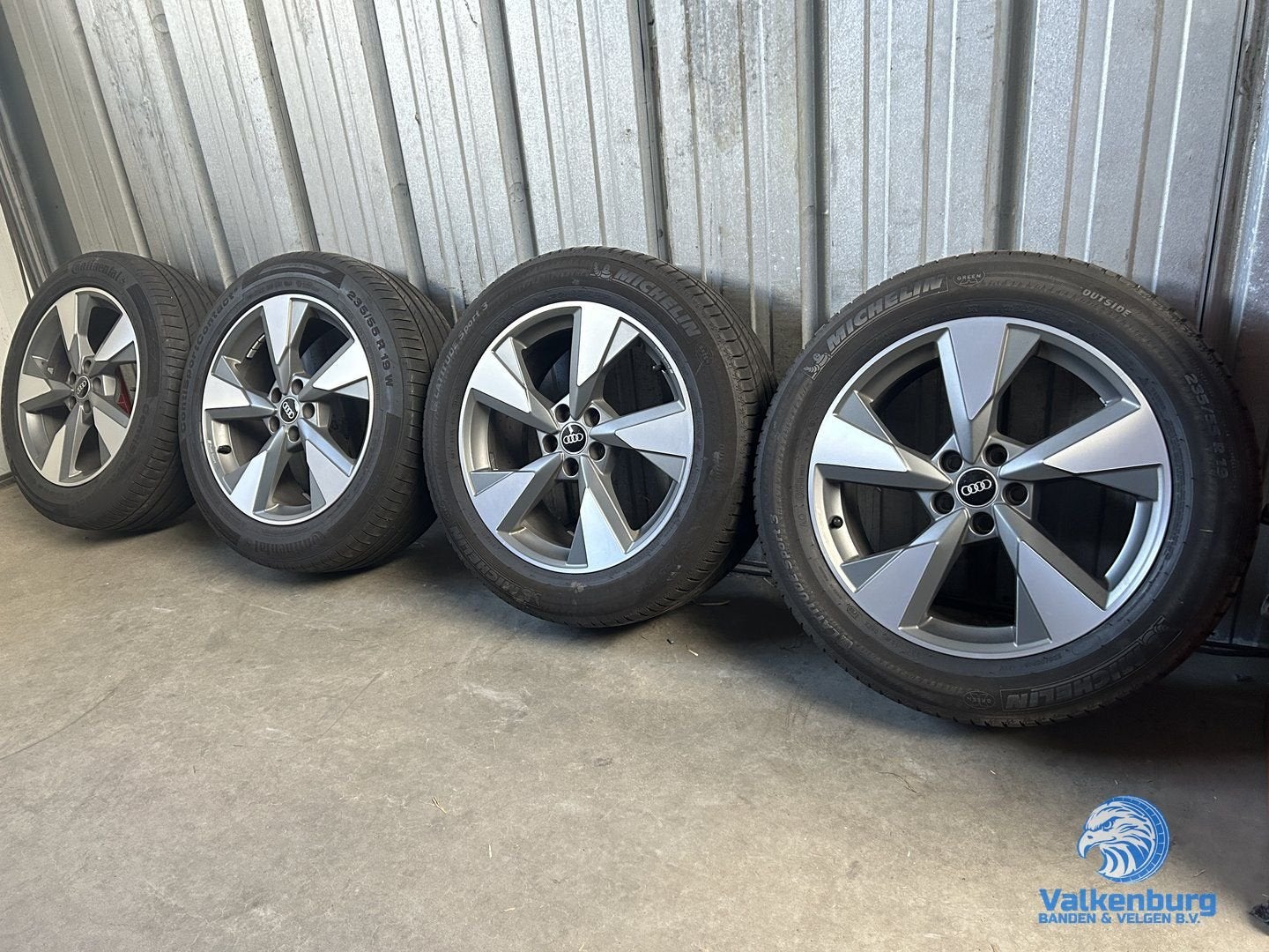 7mm! Originele Audi Q5 SQ5 80A Audi Sport 19 inch antraciete, 19 inch, Gebruikt, -, -