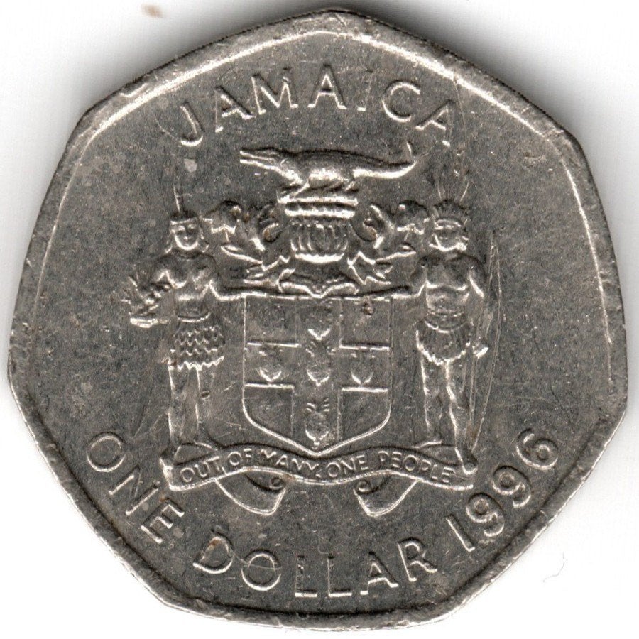 Jamaïque : 1 Dollar 1996 KM #164 Ref 16818, Enlèvement ou Envoi, Amérique centrale, Monnaie en vrac