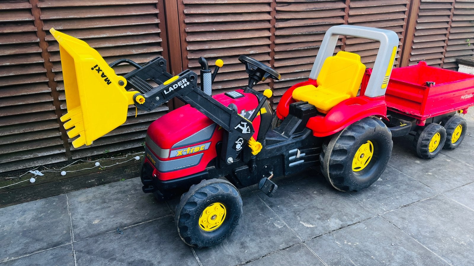 Tractor speelgoed, Ophalen, Gebruikt