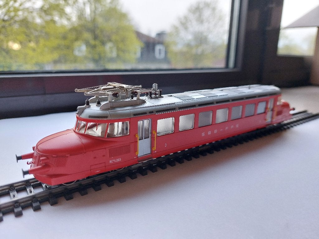 Marklin HO 3126 Treinstel 'Roter Pfeil' SBB, Wisselstroom, Locomotief, Ophalen of Verzenden, Zo goed als nieuw