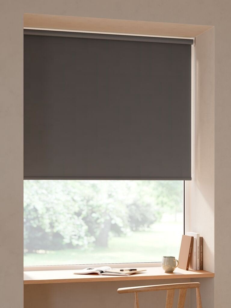 Rolgordijn verduisterend 200x190 grijs, Store enrouleur, Gris, Rolgordijn, Comme neuf