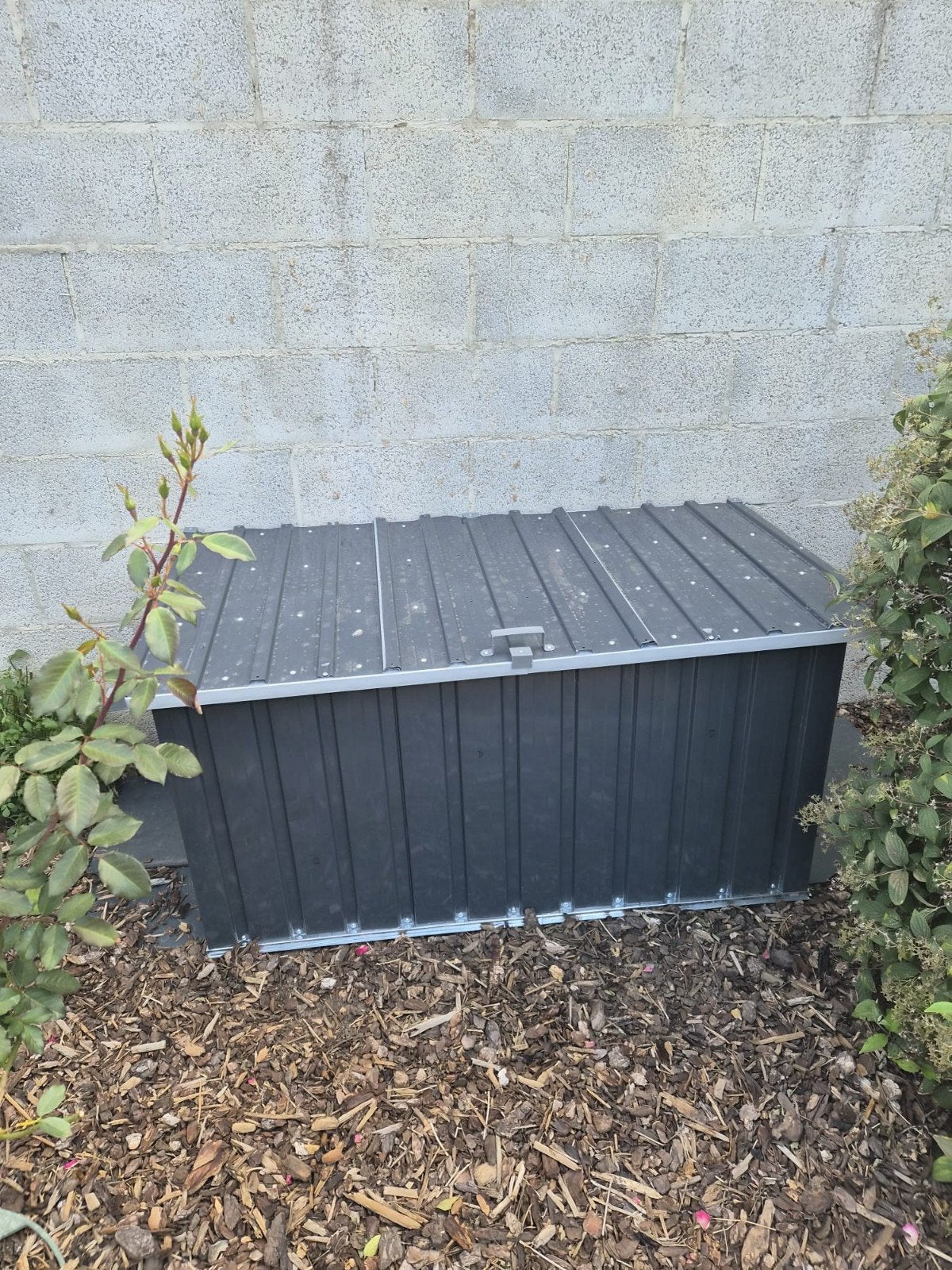 Tuinbox 129x69x65 antraciet grijs, Tuin en Terras, Ophalen