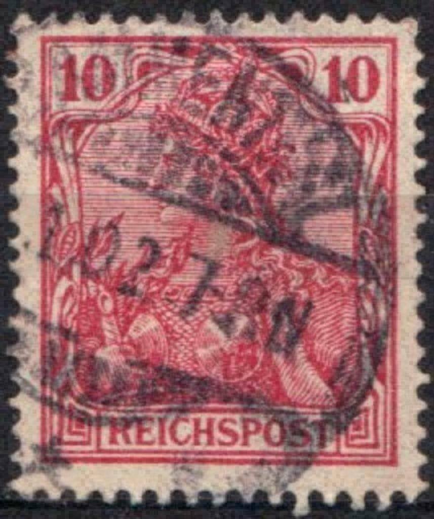 Allemagne 1900 - Yvert 54 - Reichspost - Allemagne (ST), Envoi, Affranchi