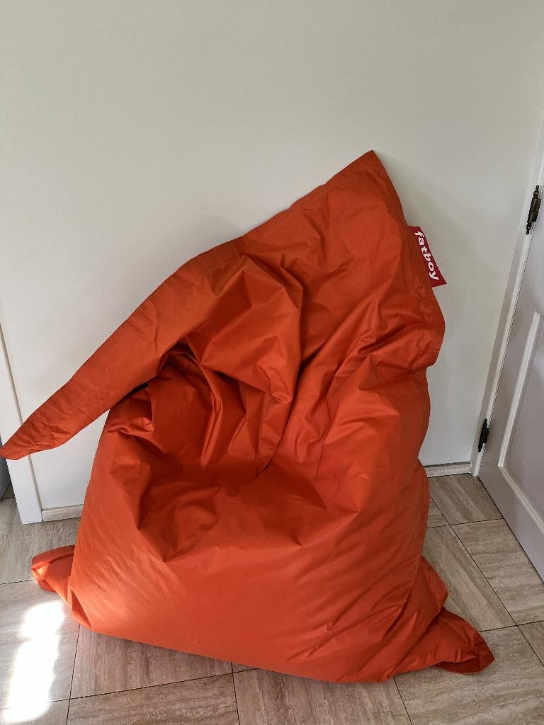 Fatboy original, Huis en Inrichting, Zitzakken, Zo goed als nieuw, Zitzak, Oranje, Ophalen