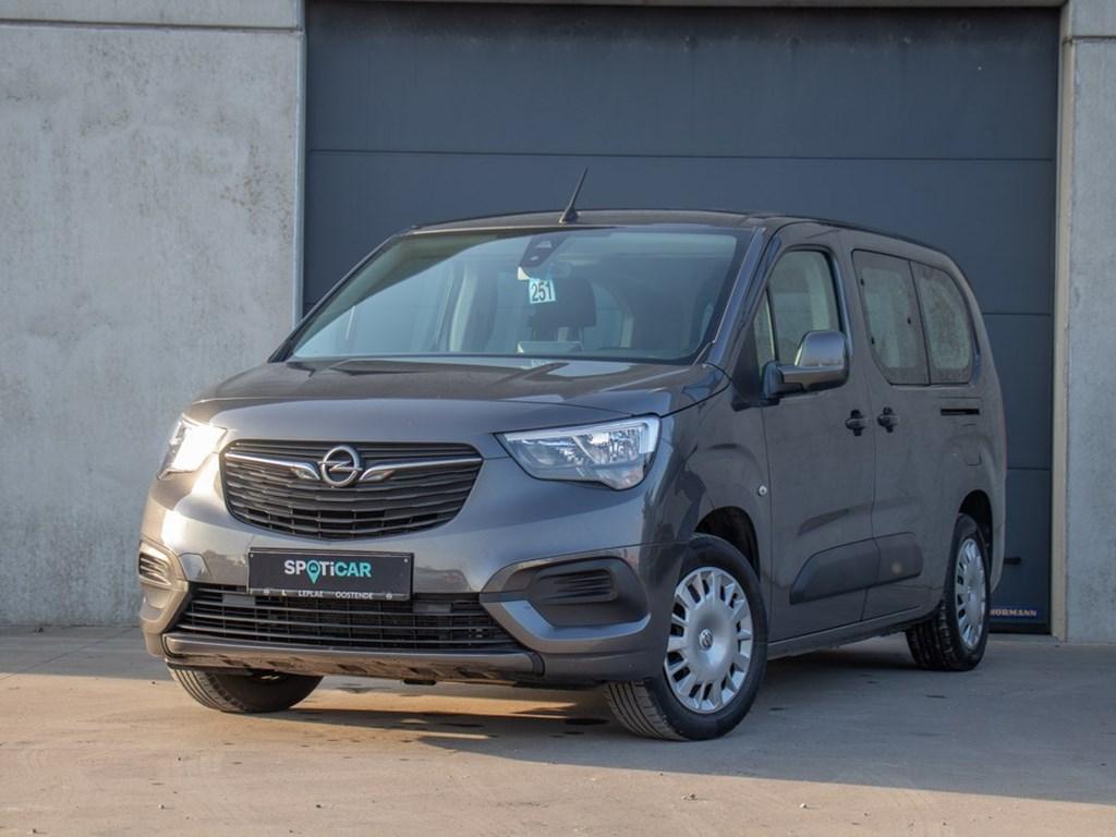 Opel Combo Life L2 1.2 MT6 110PK|CAMERA|NAVI|TREKHAAK, Argent ou Gris, Achat, Boîte manuelle, Noir
