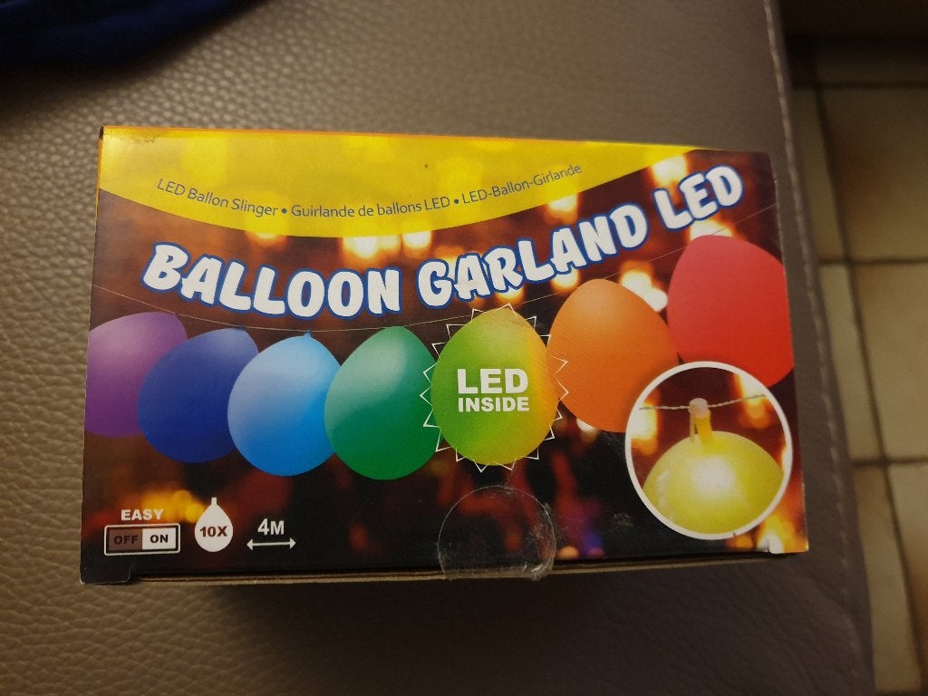 guirlande de ballons Led, Enlèvement, Neuf