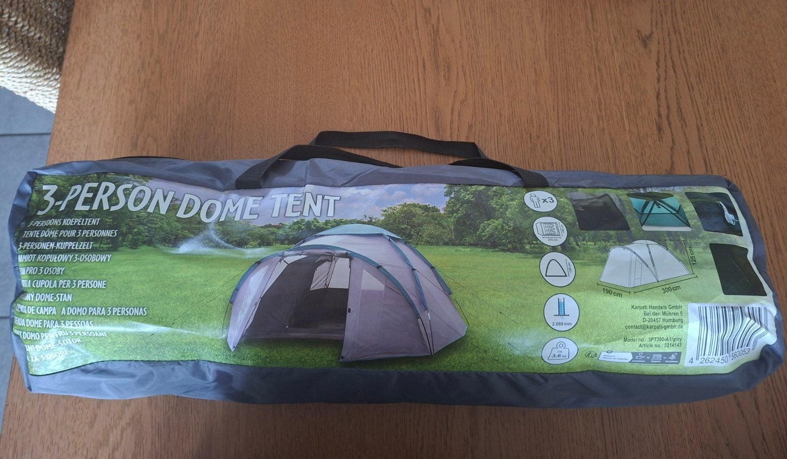 3 persoons koepeltent NIEUW, Caravans en Kamperen, Ophalen
