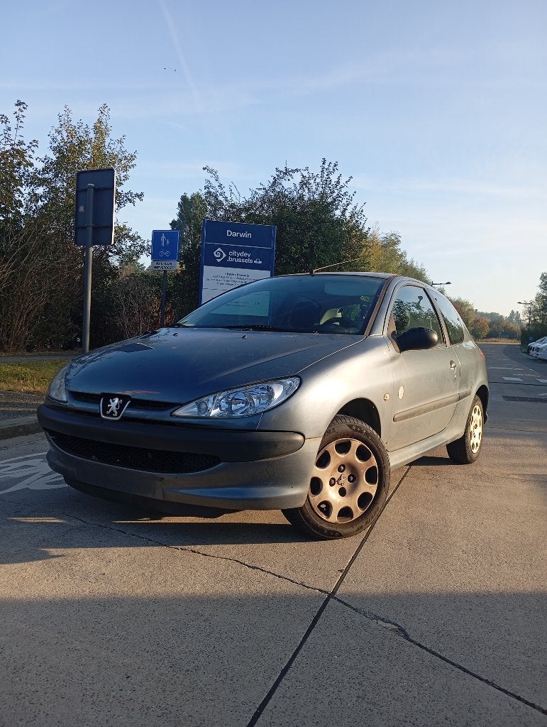 51.500 km, 1.1 benzine, 2005, Peugeot 206, Auto's, Stof, Zwart, 5 deurs, Particulier
