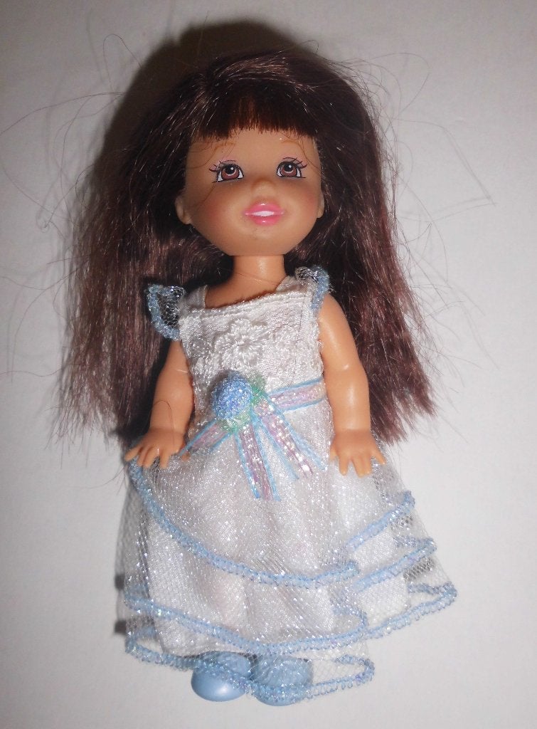 BARBIE poppetje kleine zusjes SHELLY jaren 90-2000, Ophalen of Verzenden, Gebruikt, Barbie