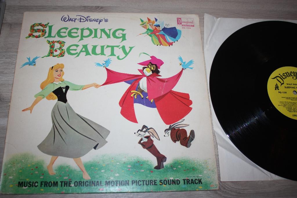LP Walt Disney's Sleeping Beauty , Engelstalig , 1964, Verzamelen, Ophalen of Verzenden, Sneeuwwitje of Doornroosje, Gebruikt