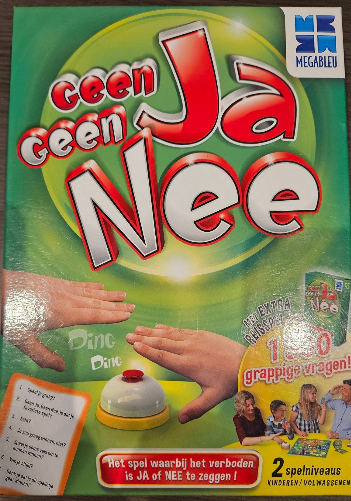 Geen ja geen nee, Hobby en Vrije tijd, Gezelschapsspellen | Kaartspellen, Vijf spelers of meer, Ophalen of Verzenden, Gebruikt