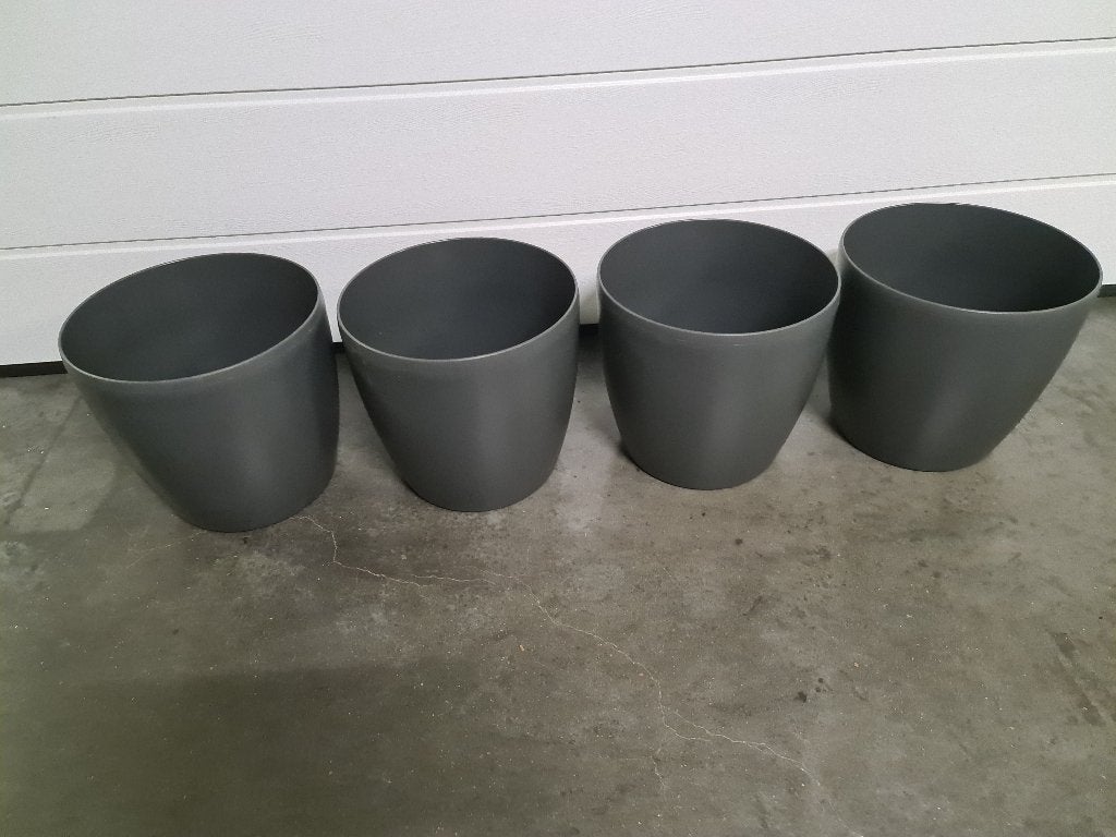 Bloempotten ELHO, Kunststof, Rond, Zo goed als nieuw, Minder dan 40 cm