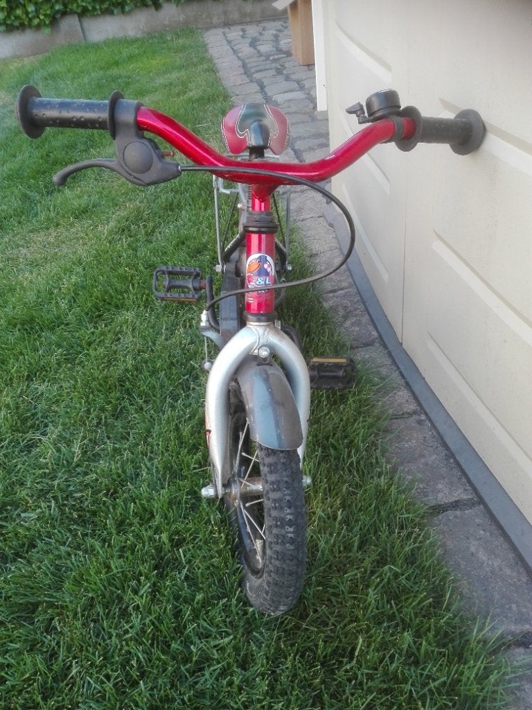 Eerste kinderfietsje, Ophalen, Terugtraprem, Gebruikt, Minder dan 16 inch
