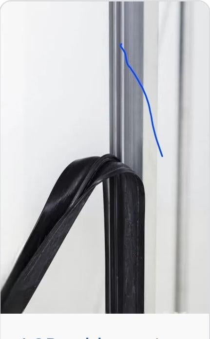 Glasrubber voor serre, Ophalen, Nieuw