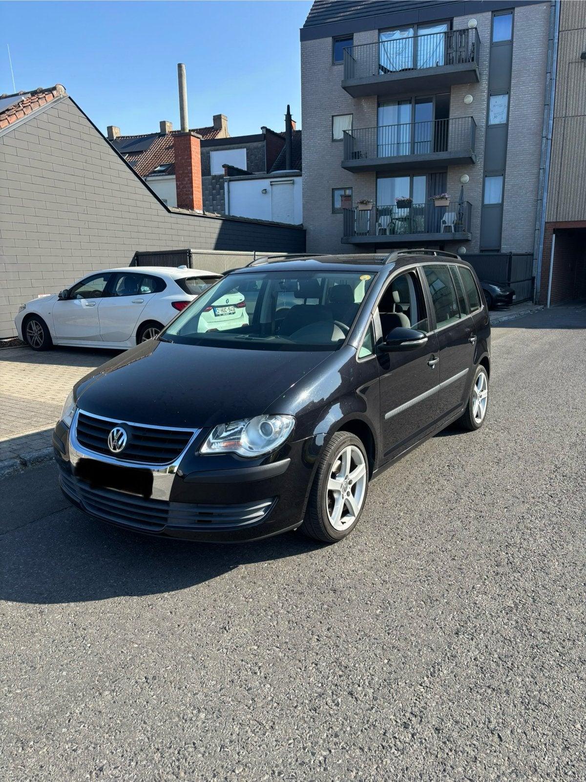 Volkswagen touran 1.9 tdi 105pk, Auto's, Zwart, 5 deurs, Particulier, 74 kW