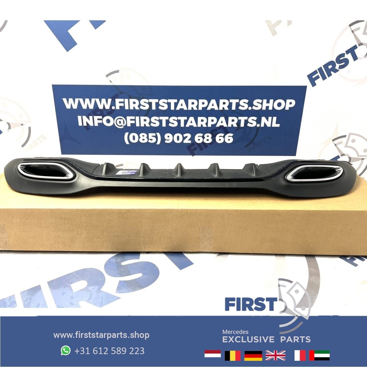 W177 AMG PACKAGE DIFFUSER Mercedes A Klasse 2018-2024 ACHTER