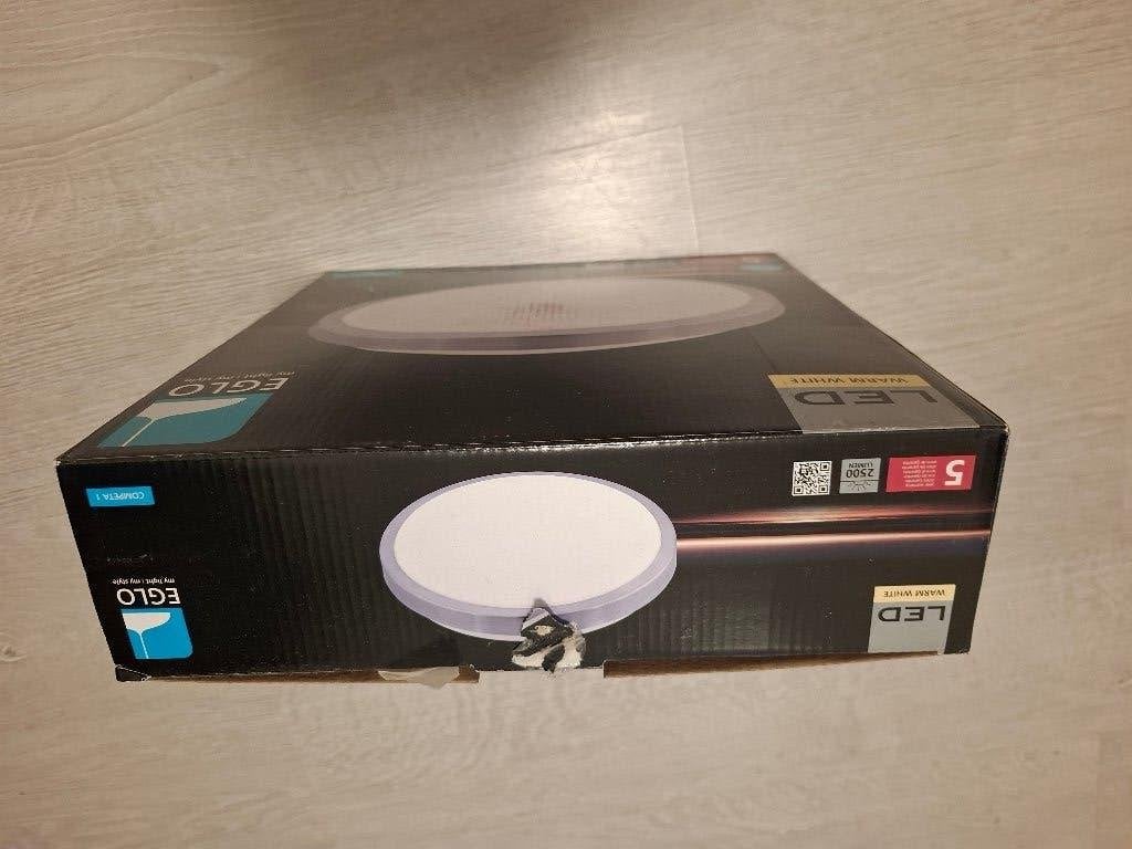 EGLO Competa 1 LED plafondlamp – 3000K – 2500 lm, Ophalen, Kunststof, Modern, LED