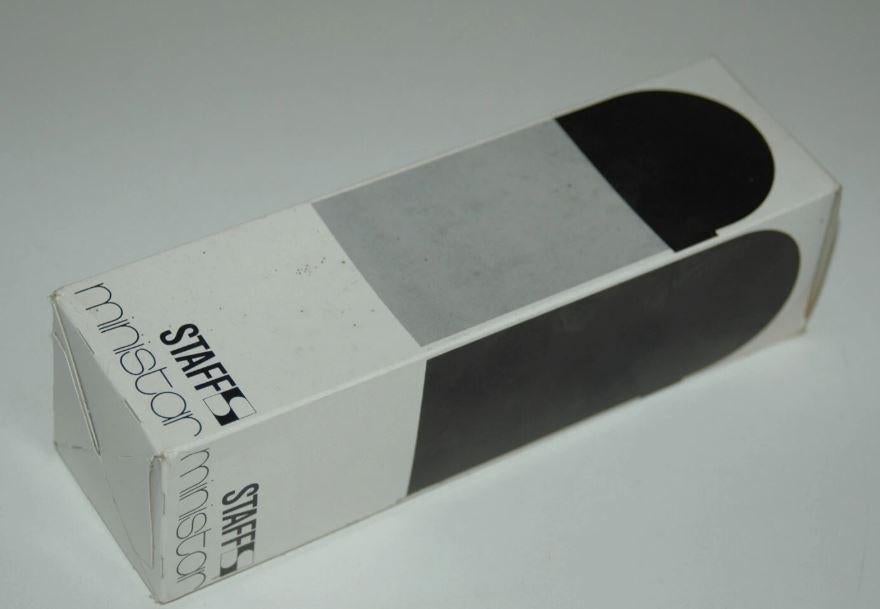 25 x vintage STAFF spots stralers rail Ministar old stock, Ophalen, Zo goed als nieuw, Plafondspot of Wandspot, Metaal of Aluminium